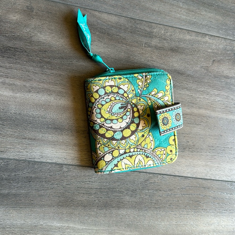 Vera Bradley mini wallet with zipper pouch